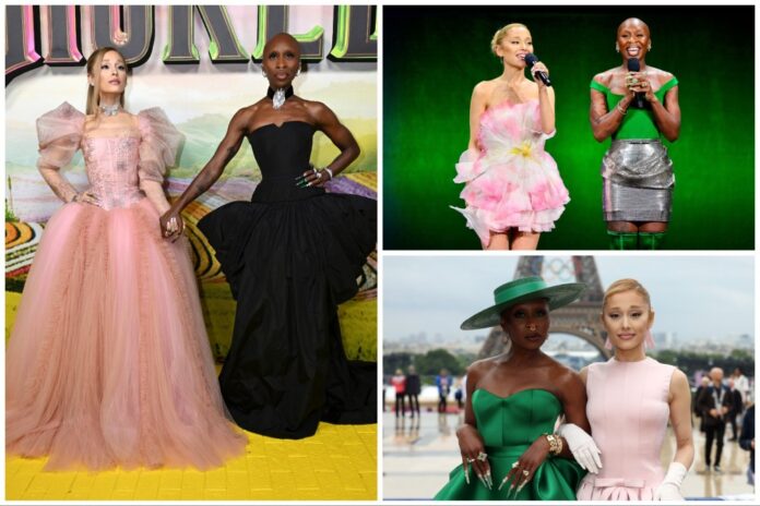 Ariana Grande and Cynthia Erivo's 'Wicked' Tour: A Visual Journey Through Oz in Pink and Green